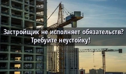 Фото Неустойка с застройщика