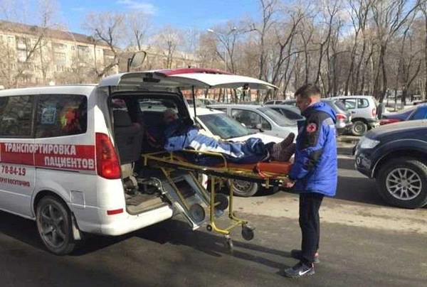 Фото Транспортировка лежачих больных