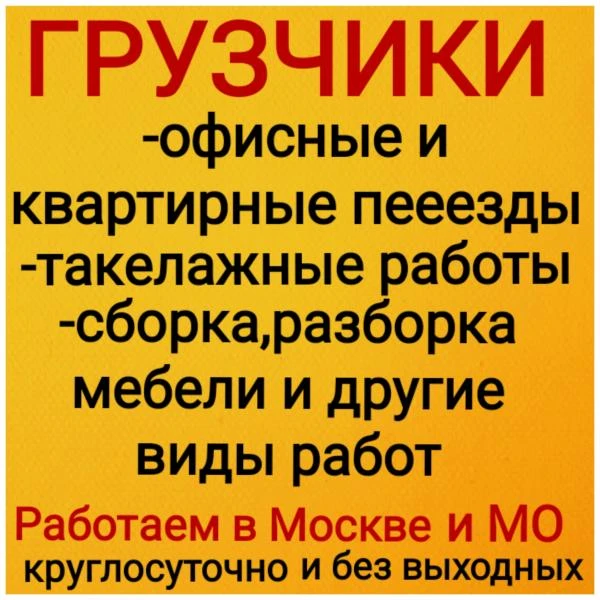 Фото грузчики