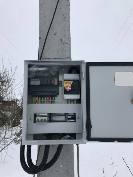 Фото Подключение земельного участка к электросети