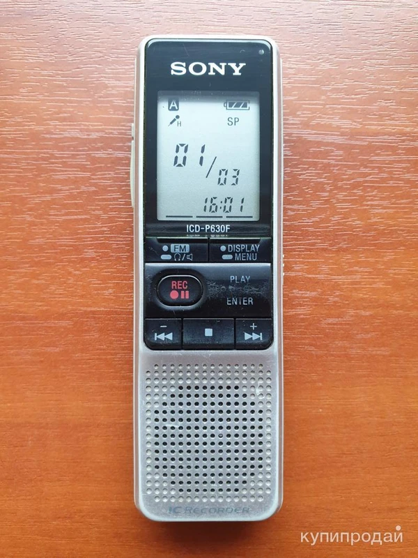 Цифровой диктофон Sony ICD-530F. Panasonic.