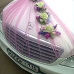 Красивые, новые украшения авто на свадьбу