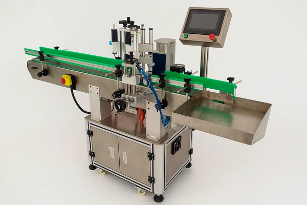 Фото Машина этикетировочная ЭМ05.06 с сервоприводом пневмообкатчика