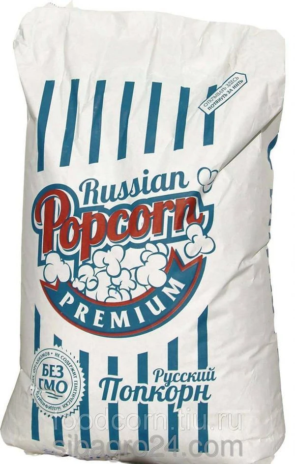 Фото Кукуруза желтая "Popcorn Premium" 22,68 кг