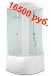 фото Душевая кабина Domani-Spa Light 99 high 90*90 белая, матовая