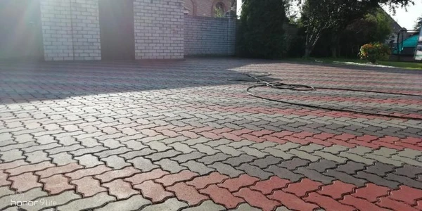 Фото укладка тротуарной плитки