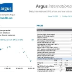 Фото №6 Ежедневные нефтяные котировки Platts и ARGUS