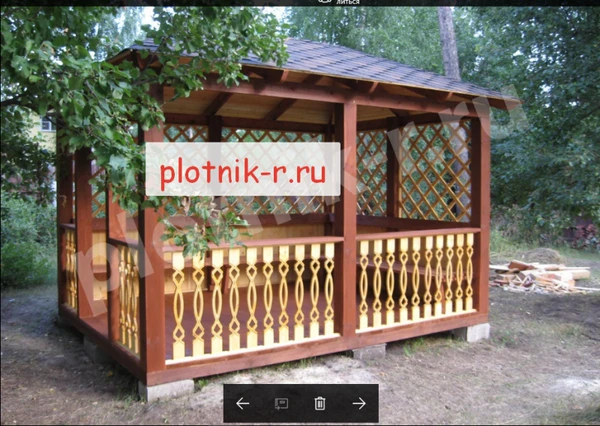 Фото Беседки и навесы из дерева. Барбекю комплексы.