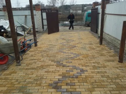 Фото Шикарные дорожки, благоустройство участка