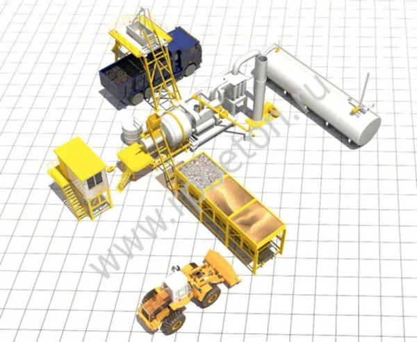 Фото Мобильный асфальтобетонный завод QLB20