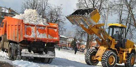 Фото Вывоз снега с погрузкой