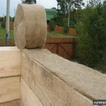 Фото №11 Шкант 25×250мм строительный для бруса, сруба домов и бань, джут утеплитель