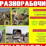 Разнорабочие-вывоз мусора,старой мебели, на свалку