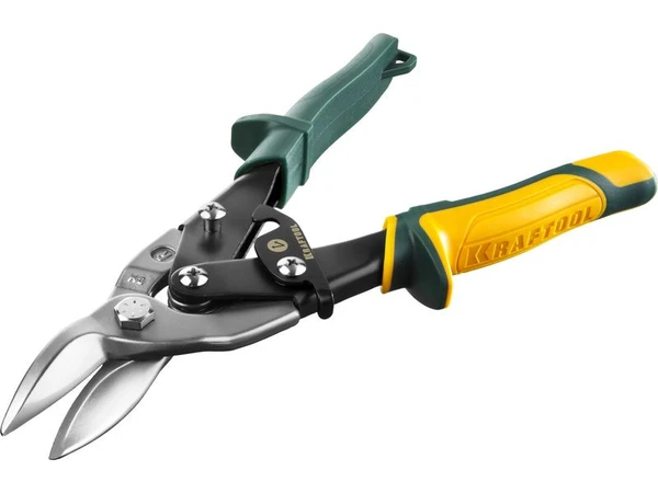 Ножницы по металлу рычажные высокомощные KRAFTOOL Alligator 260мм правые 2328-R