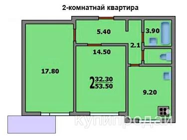 Фото 2-к квартира, 54 м2, 16/16 эт.