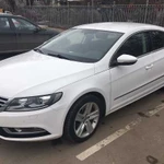 Белый авто VW Passat CC на свадьбу