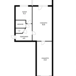 Фото №6 2-к квартира, 45 м2, 5/5 эт.