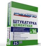 Фото №2 Штукатурка цементная машин. нанес. №16 (25кг) РусГипс