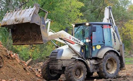 Фото Аренда экскаватора-погрузчика Terex 860