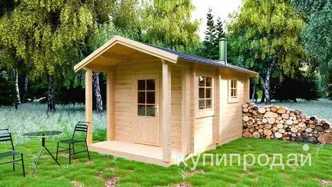 Фото Строим маленькую баню на даче