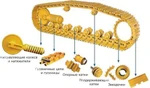фото Запасные части для бульдозеров кнр