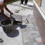 Фото №2 Укладка тротуарной плитки, автоплощадок н участках