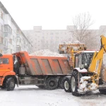 Вывоз снега самосвалами от 10м3