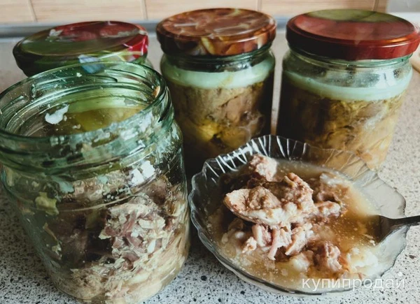 Фото Тушенка домашняя свиная