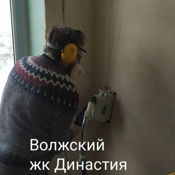 Фото Закладка трасс для сплит-систем при ремонте.