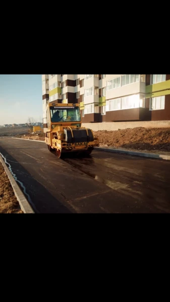 Фото Укладка асфальта асфальтирование дорог 