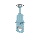 Задвижка шиберная с односторонней герметичностью в закрытом корпусе для высокого давления серии СНМ 5857