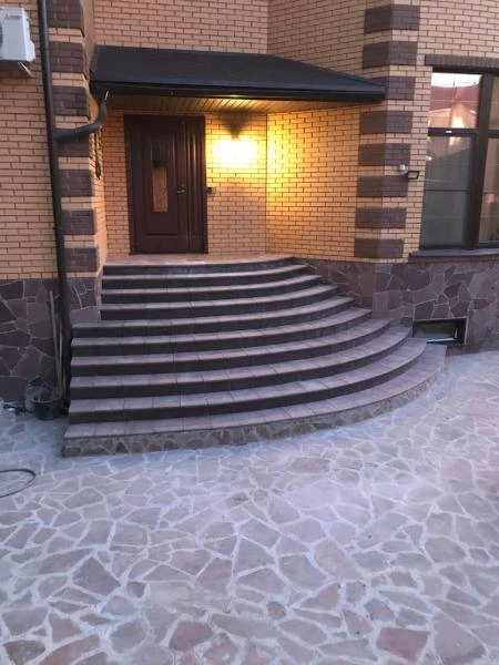 Фото Укладка тротуарная плитки Темпы