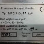 Фото №2 Частотный преобразователь ТWЕRD МFС710/11 kW б/у