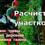 Спил деревьев, Скос травы и Зачистка участков с вы