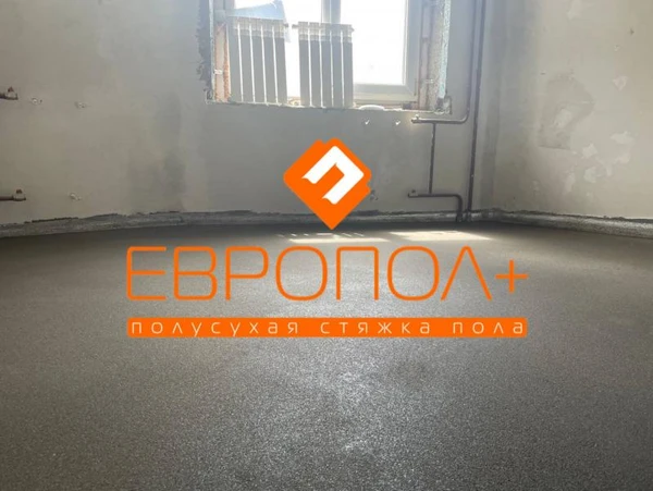 Фото Полусухая стяжка пола