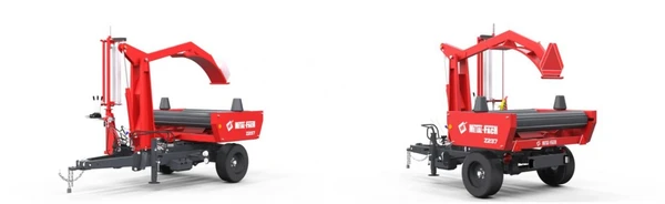 Обмотчик рулонов прицепной самозагружающийся с задней загрузкой Z-237