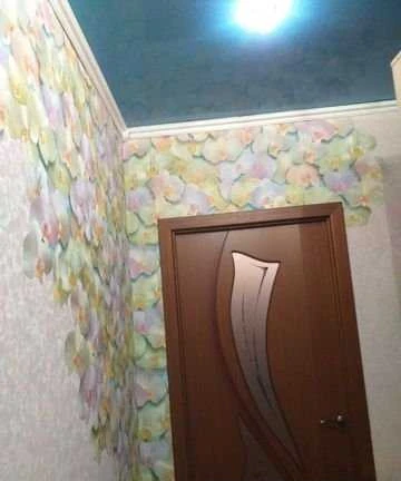Фото Поклейка обоев