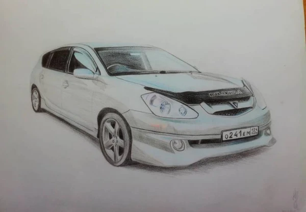 Фото Рисую автомобили на заказ