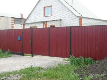 Фото Заборы из профнастила