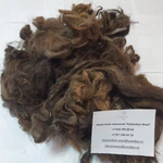 Фото №2 Шерсть мытая полугрубая цветная темная