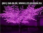 фото Светящиеся уличные LED деревья