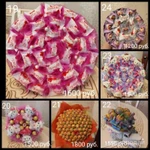 Фото №6 Букеты и композиции с конфетами и мягкими игрушками.