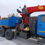Фото №3 АВТОПОЕЗД УРАЛ 5453 (6х6) С КМУ ИТ-200, ЯМОБУРОМ, ЛЮЛЬКОЙ + ПОЛУПРИЦЕП 12М