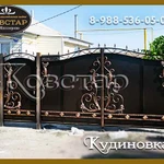 Фото №8 Кованные  Ворота Миллерово Энгельса 75. Ковстар