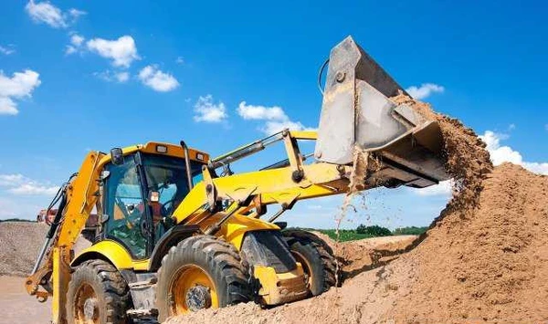 Фото Экскаватор погрузчик JCB-4 чистка снега, вывоз сне
