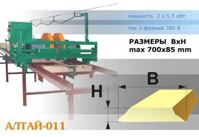 Фото Станок кромкообрезной двухпильный "Алтай-011"