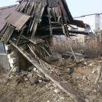 Демонтаж домов строение бань.