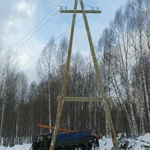 электромонтаж. Устанoвка Oпоp ЛЭП