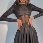 фото Платье блестящее