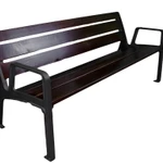 Фото №2 Скамейка садовая «ЭКСТРА» (2 м)